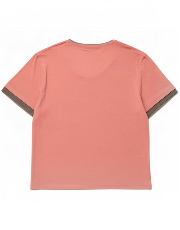 Gymnasium T-shirt graphique pour femme UK 18 XL Rose Argyle/Diamond Viscose