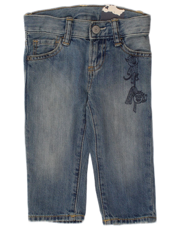 Gap Jean slim graphique bébé garçon 12-18 mois W20 L10 bleu coton