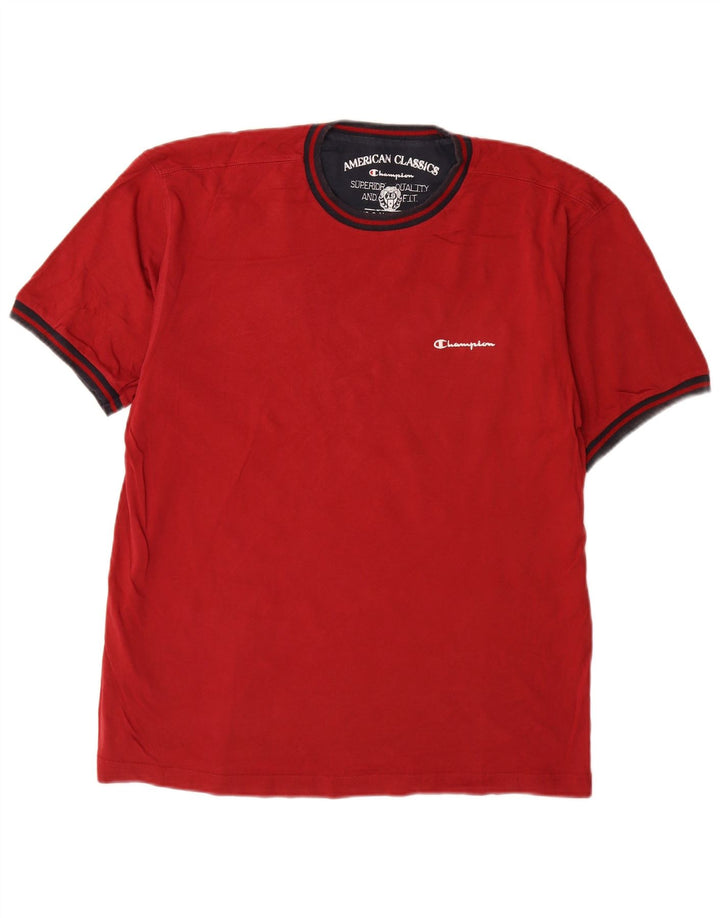 Champion T-Shirt Homme Bordeaux Moyen