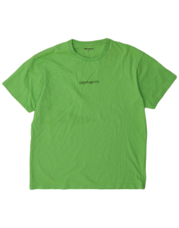 Carhartt T-Shirt Homme Haut Large Vert Coton