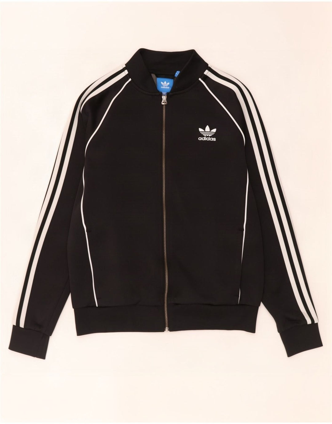 Adidas Veste de survêtement pour femme UK 14 Medium Noir Polyester