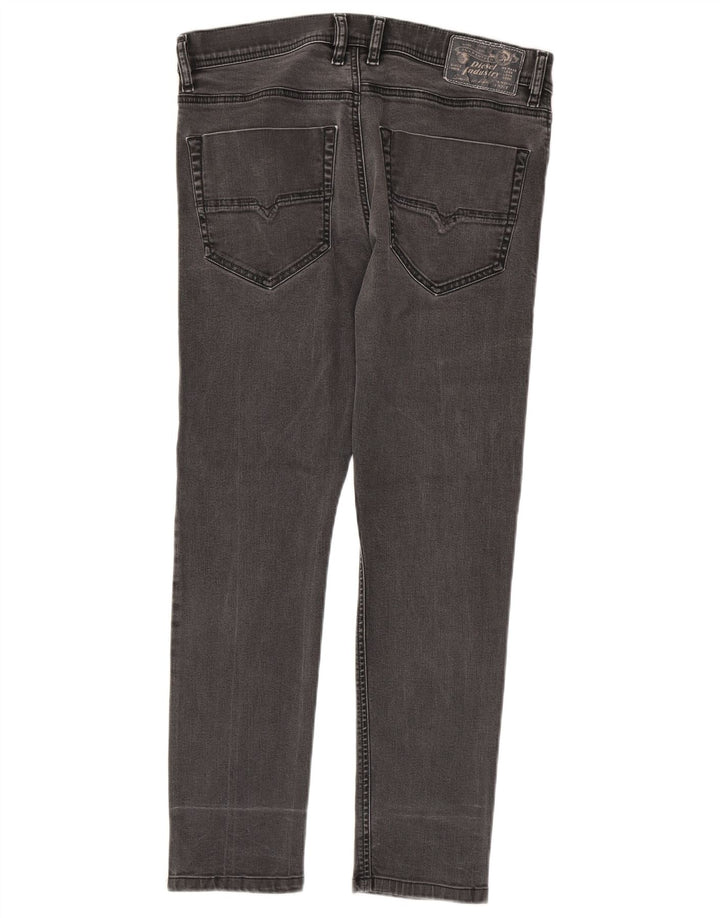 Diesel Jean Slim W30 L27 Homme Gris Coton