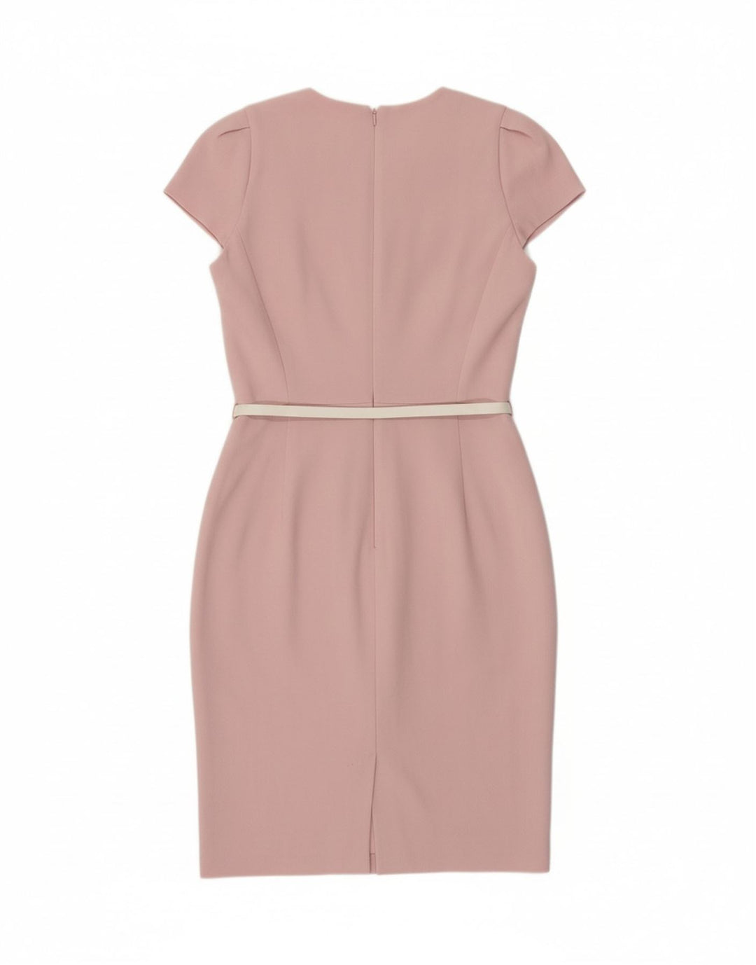 MAX MARA Womens Sheath Dress UK 12 Medium  Pink Virgin Wool