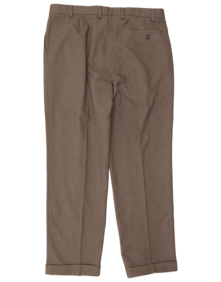 Marks & Spencer Pantalon de costume pour homme W36 L31 Gris Polyester