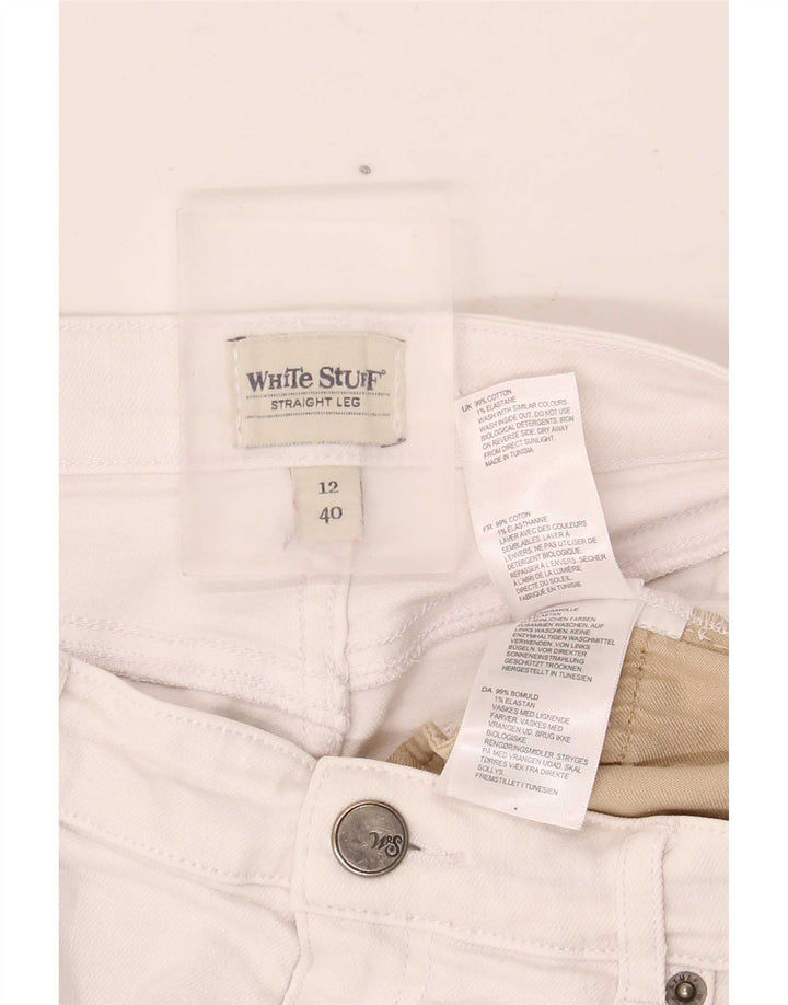 White Stuff Jean droit pour femme UK 12 Medium W28 L28 Coton
