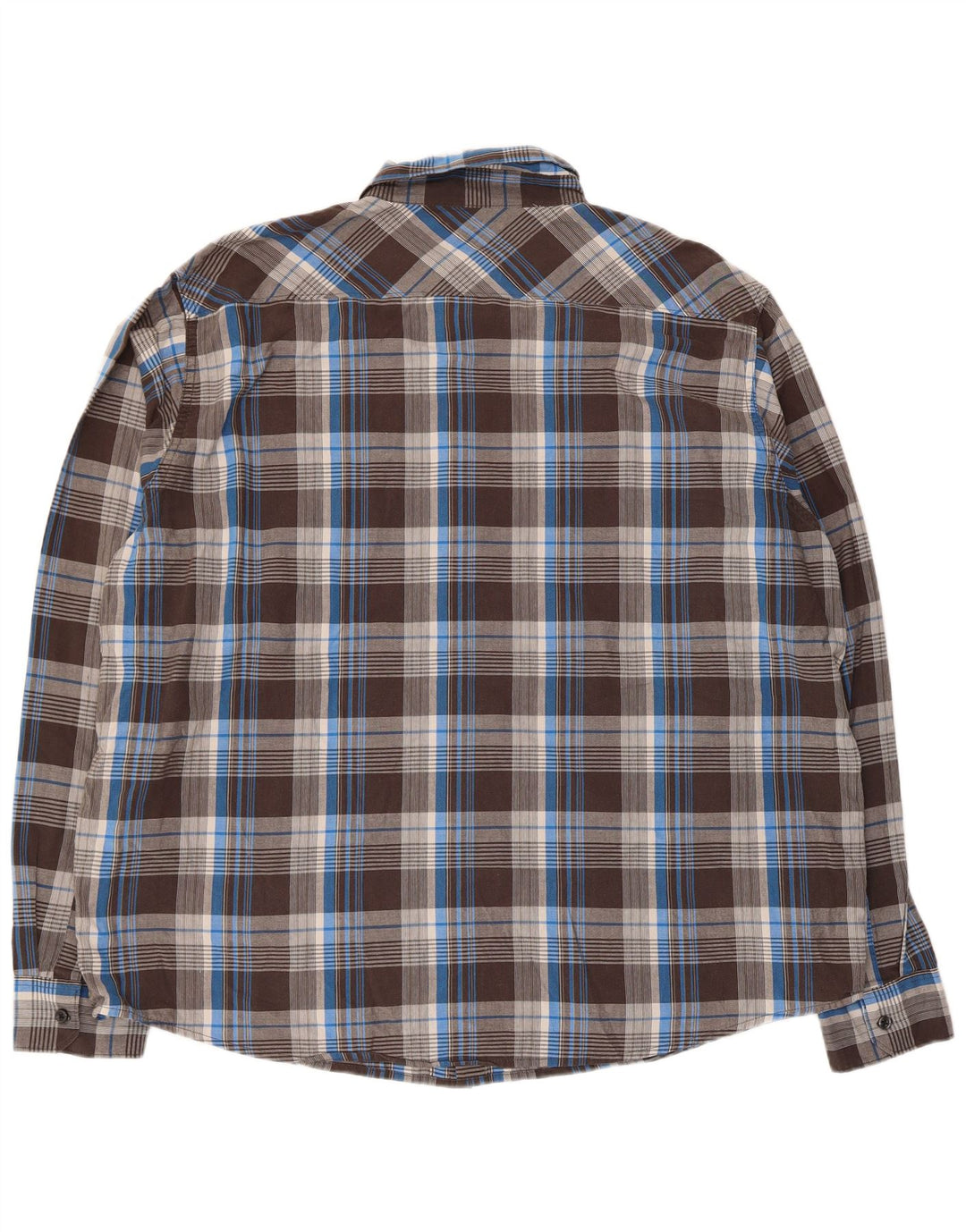 Wrangler Chemise Homme 3XL Marron Carreaux Coton