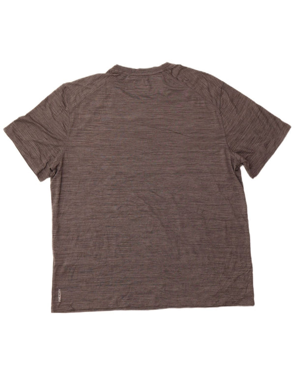 EDDIE BAUER T-Shirt Homme Top XL Gris Moucheté
