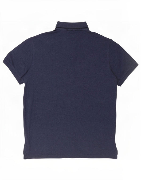 Polo Ralph Lauren Chemise slim fit personnalisée pour hommes en coton bleu marine grand