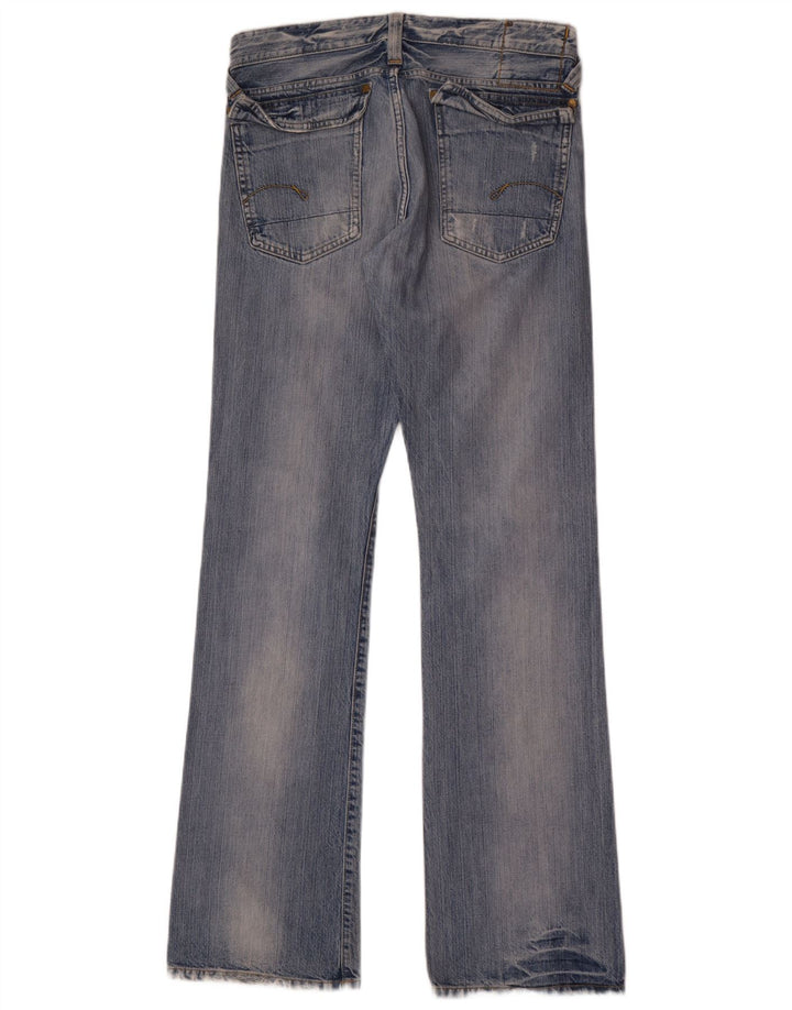 G-Star Jean Bootcut effet vieilli pour homme W32 L36 Bleu Coton