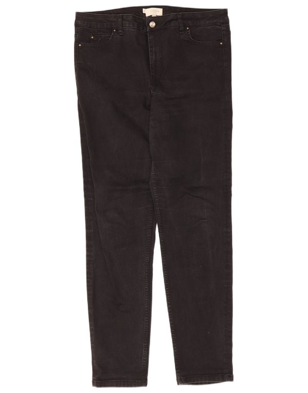 Hobbs Jean Slim Femme UK 16 Large W36 L30 Coton Noir