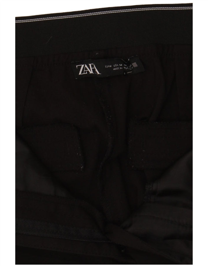 Zara Pantalon Chino Slim Femme Moyen W28 L27 Noir