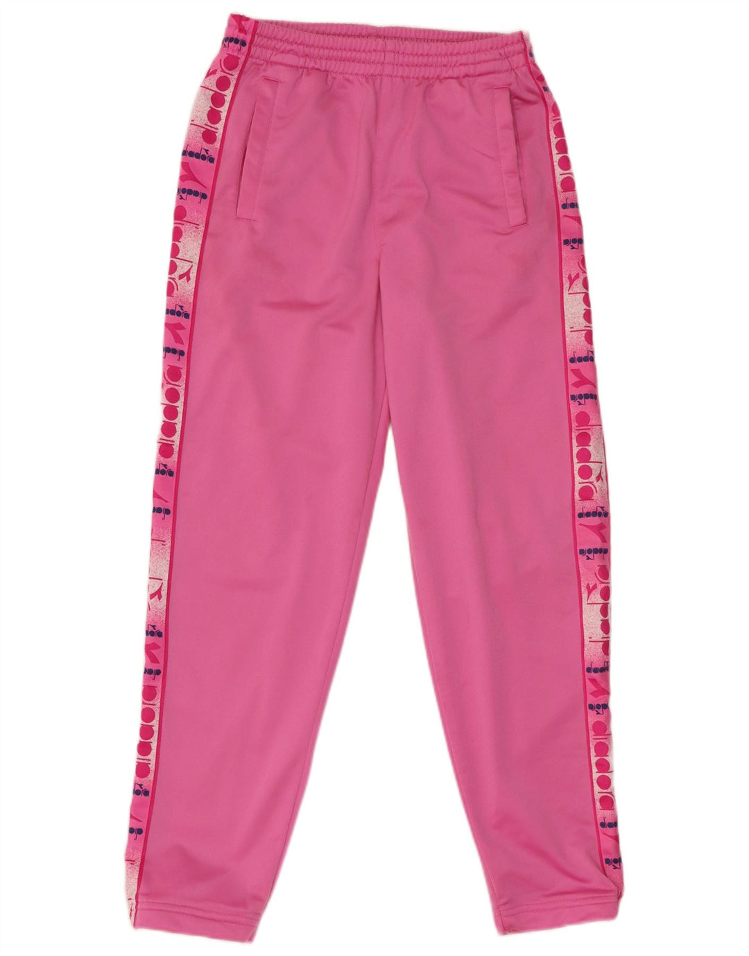 Diadora Pantalon de survêtement graphique pour femme UK 14 Rose moyen
