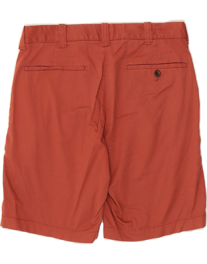 J. CREW Mens Chino Shorts W29 Small Maroon Cotton Vintage J. Crew and Second-Hand J. Crew from Messina Hembry 