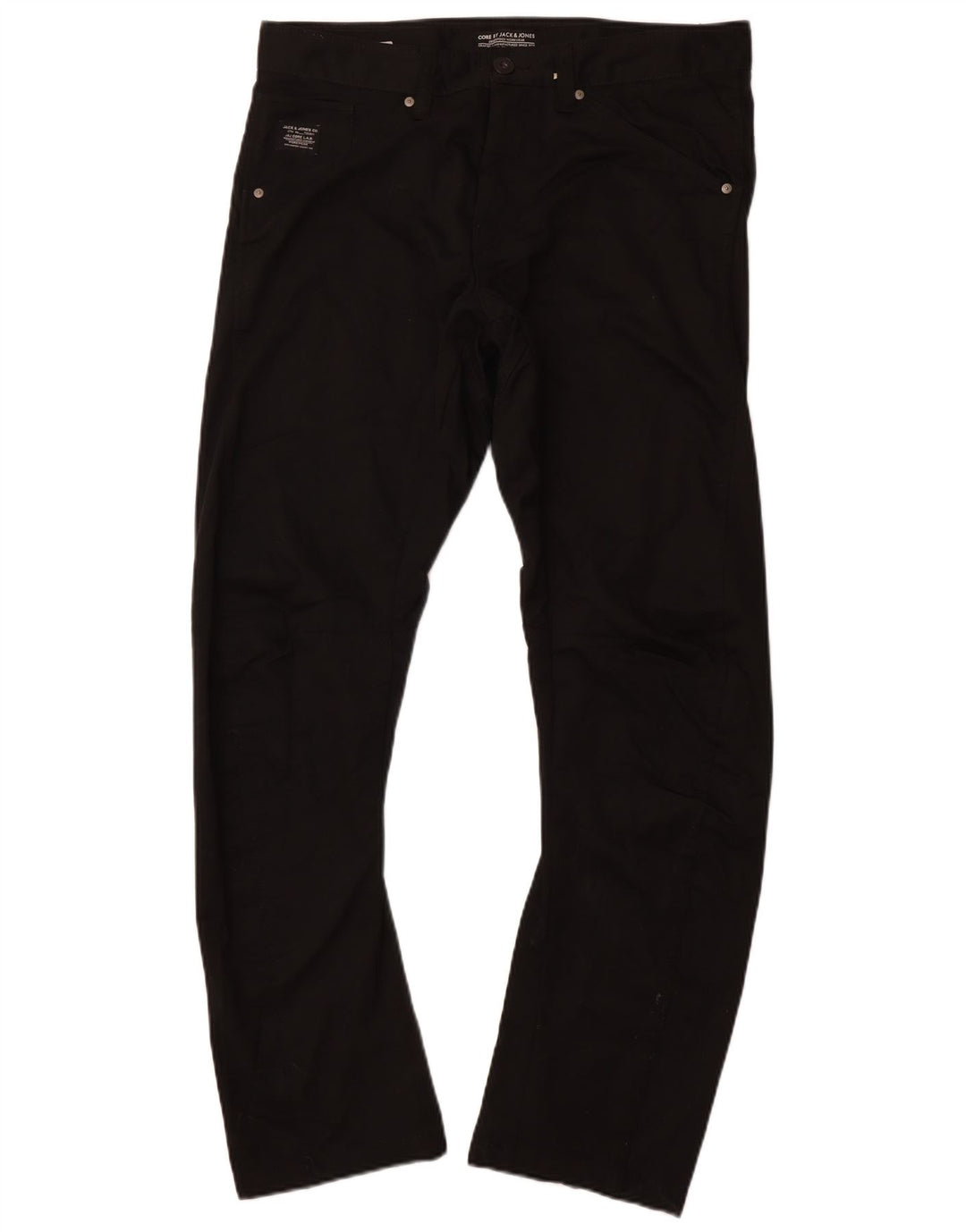 JACK & JONES Pantalon Casual Banana Slim Homme W34 L32 Noir Coton