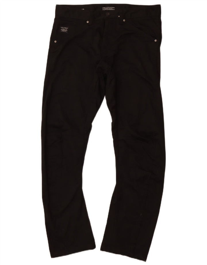 JACK & JONES Pantalon Casual Banana Slim Homme W34 L32 Noir Coton