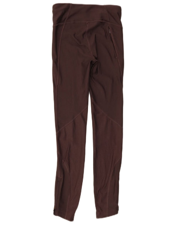 Under Armour Legging Heat Gear Femme UK 4 XS Marron Polyester