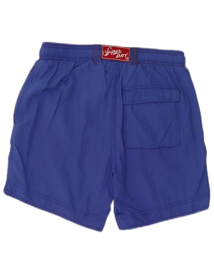 SUPERDRY Short de Bain Homme Nylon Bleu Moyen