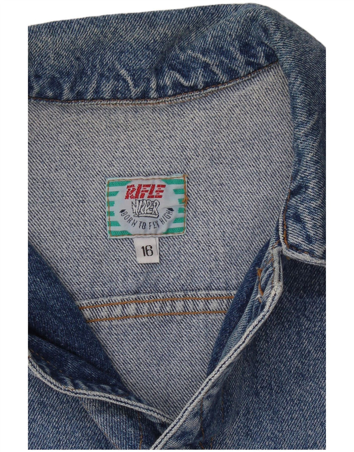 RIFLE Veste en Jean Garçon 15-16 ans Bleu Coton