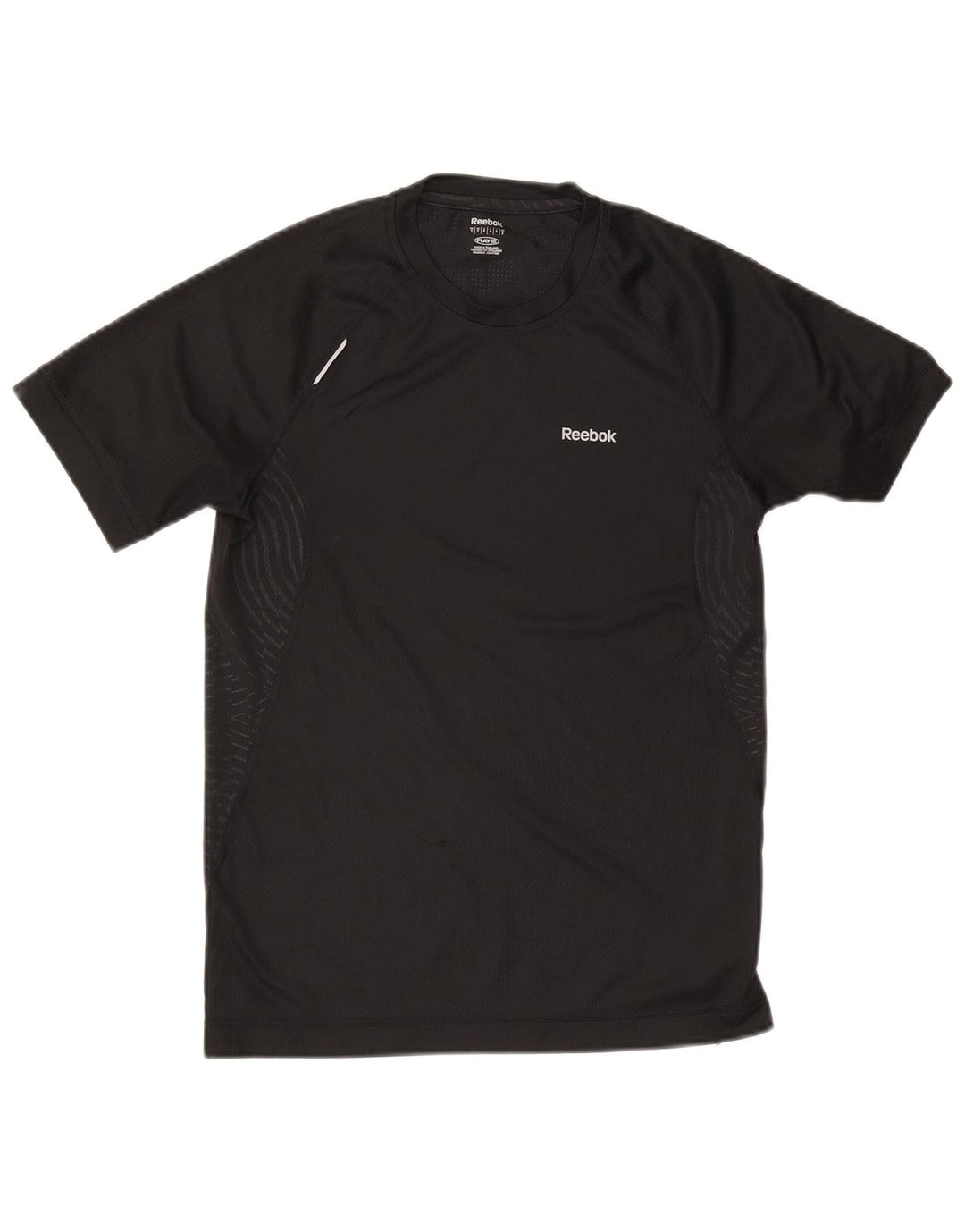 Reebok T-Shirt Homme Haut Petit Noir Polyester