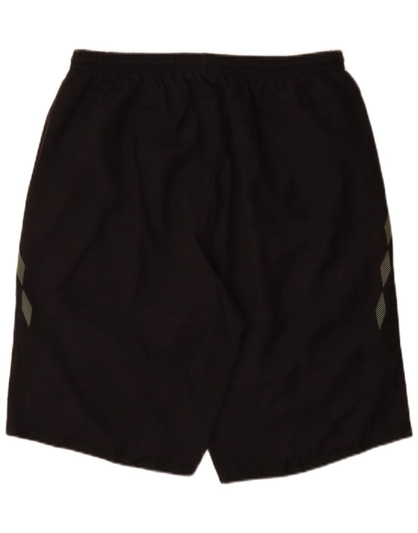 Umbro Short de Sport Homme XL Noir Géométrique Polyester