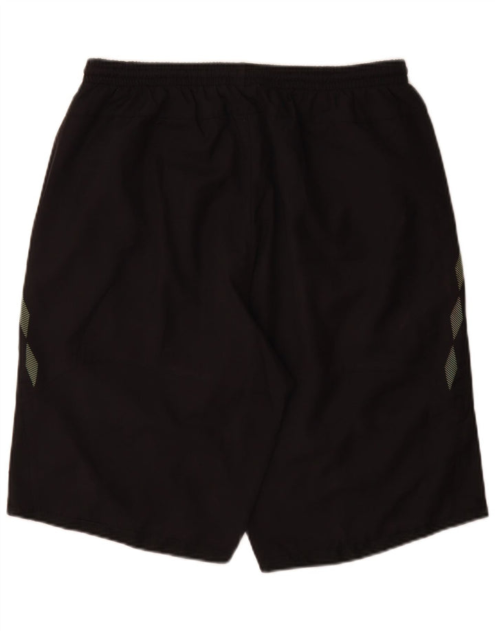 Umbro Short de Sport Homme XL Noir Géométrique Polyester