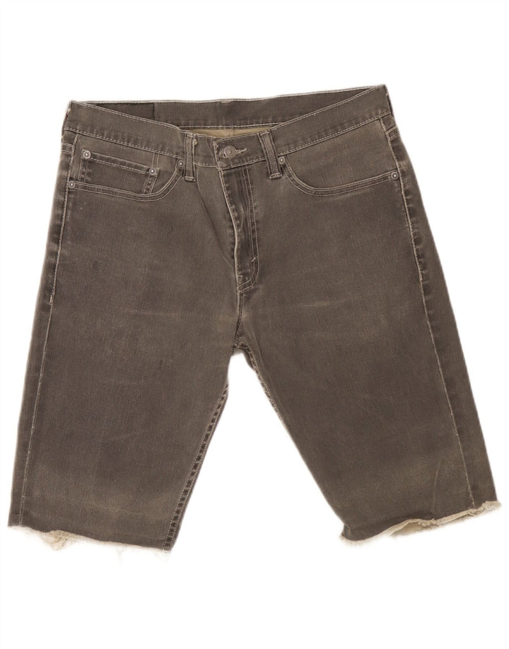 Levi's Short en Jean W34 Large Homme Gris Coton
