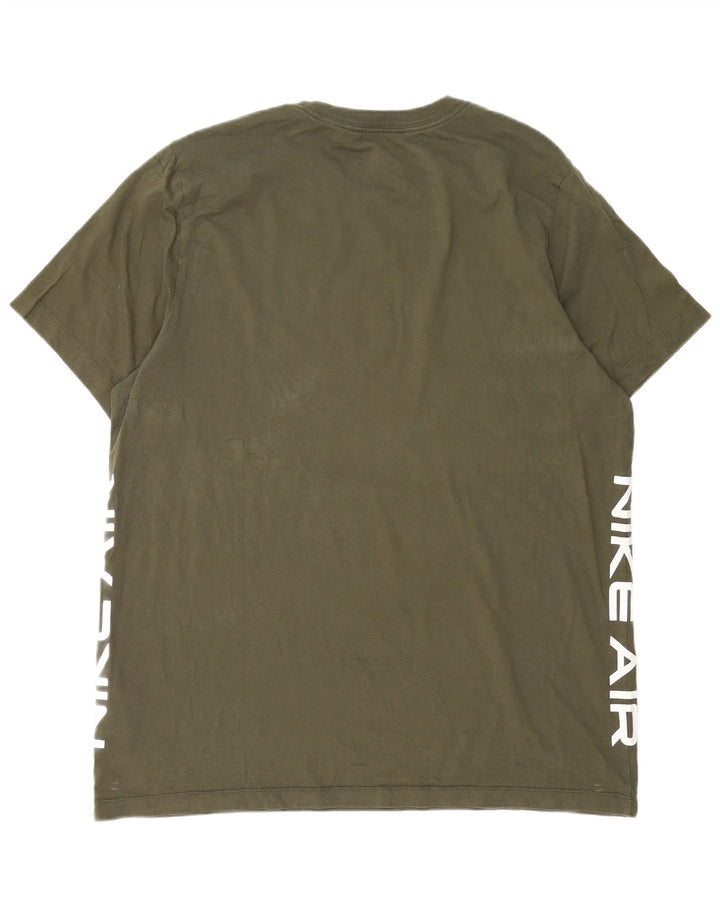 Nike T-shirt graphique pour homme XL en coton vert
