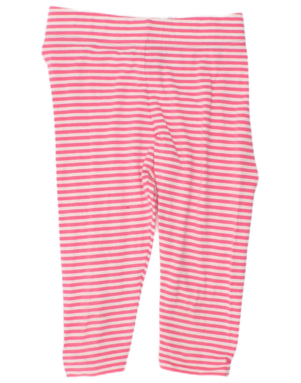 Leggings Boden fille 6-7 ans coton rayé rose