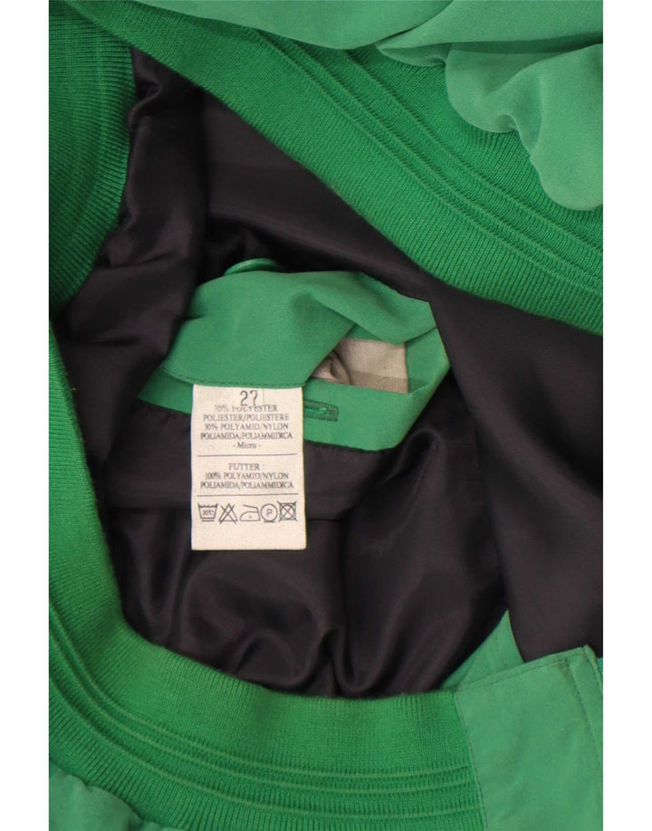 Veste Bomber Homme Vintage UK 42 XL Polyester Vert