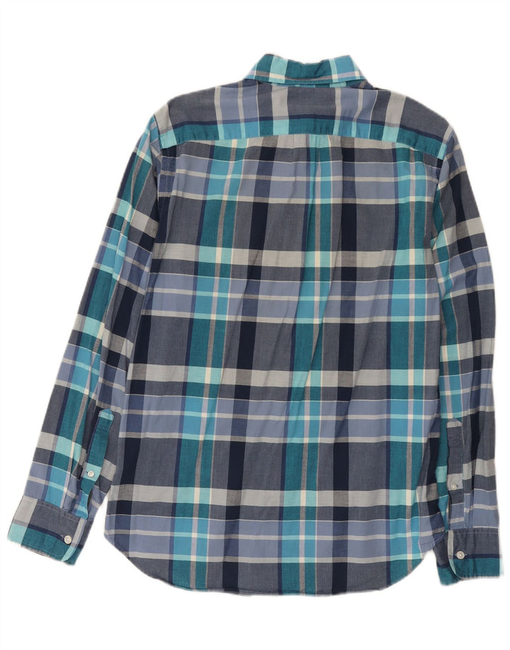 J. Crew Chemise Homme Petit Carreau Bleu Coton