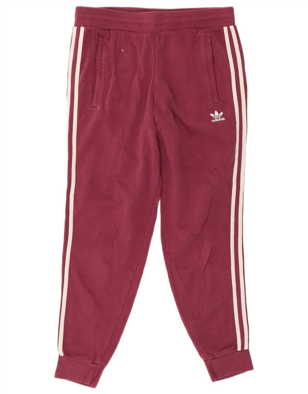 ADIDAS Pantalon de survêtement pour homme en coton bordeaux moyen