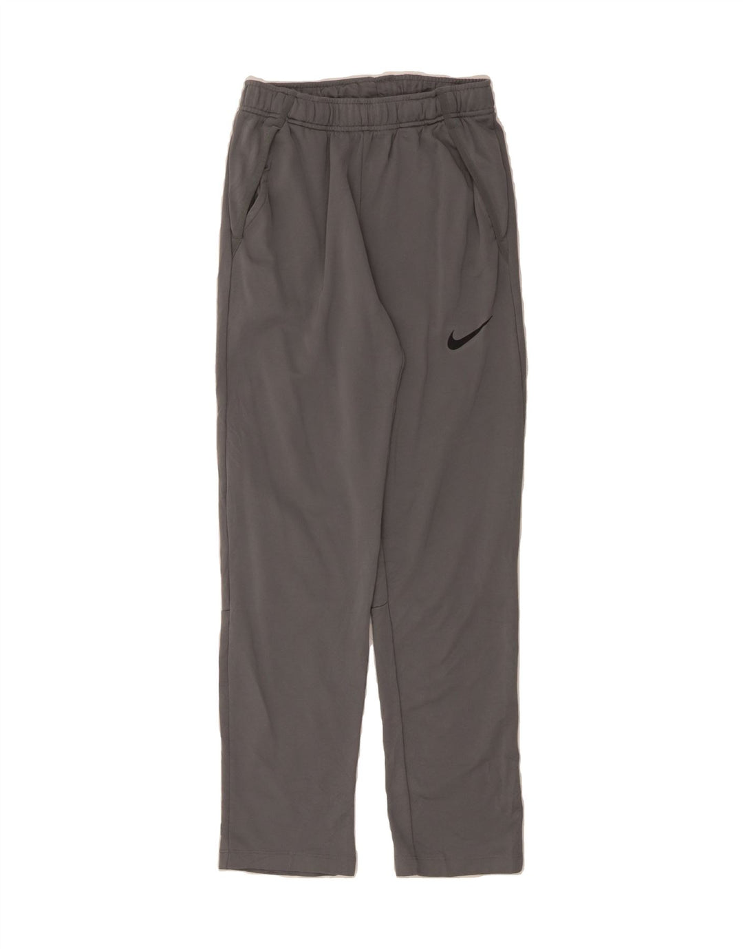 NIKE Mens Dri Fit Standard Fit Tracksuit Trousers Small  Grey Polyester Vintage Nike and Second-Hand Nike from Messina Hembry 