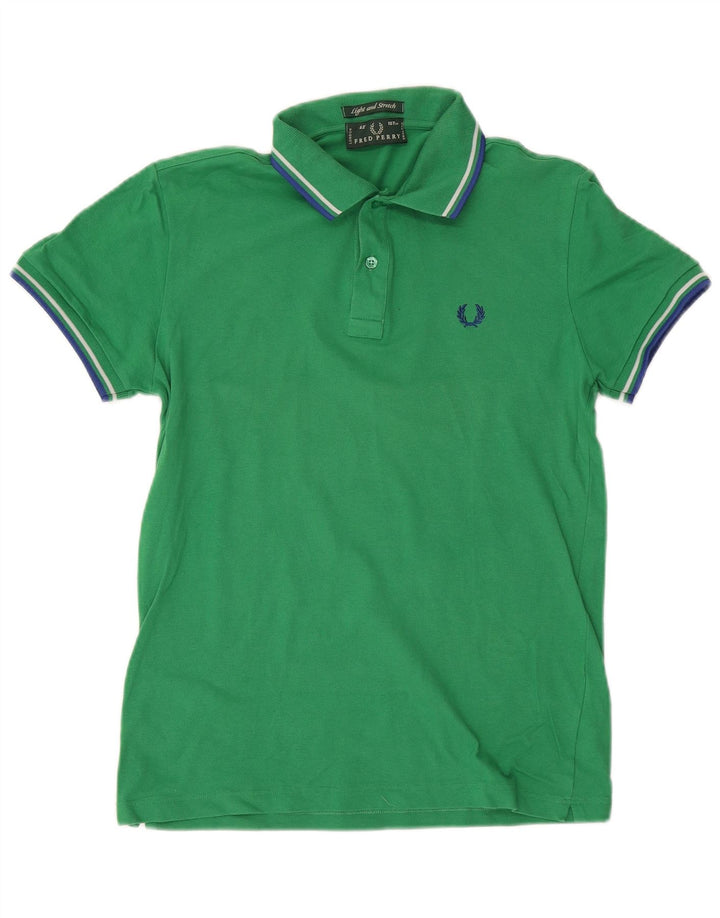 FRED PERRY Polo Homme Vert Moyen Coton