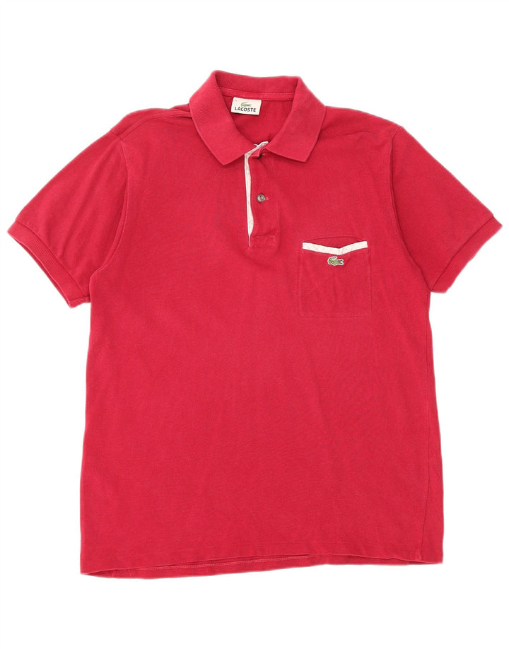 LACOSTE Polo Homme Taille 3 Petit Coton Rose