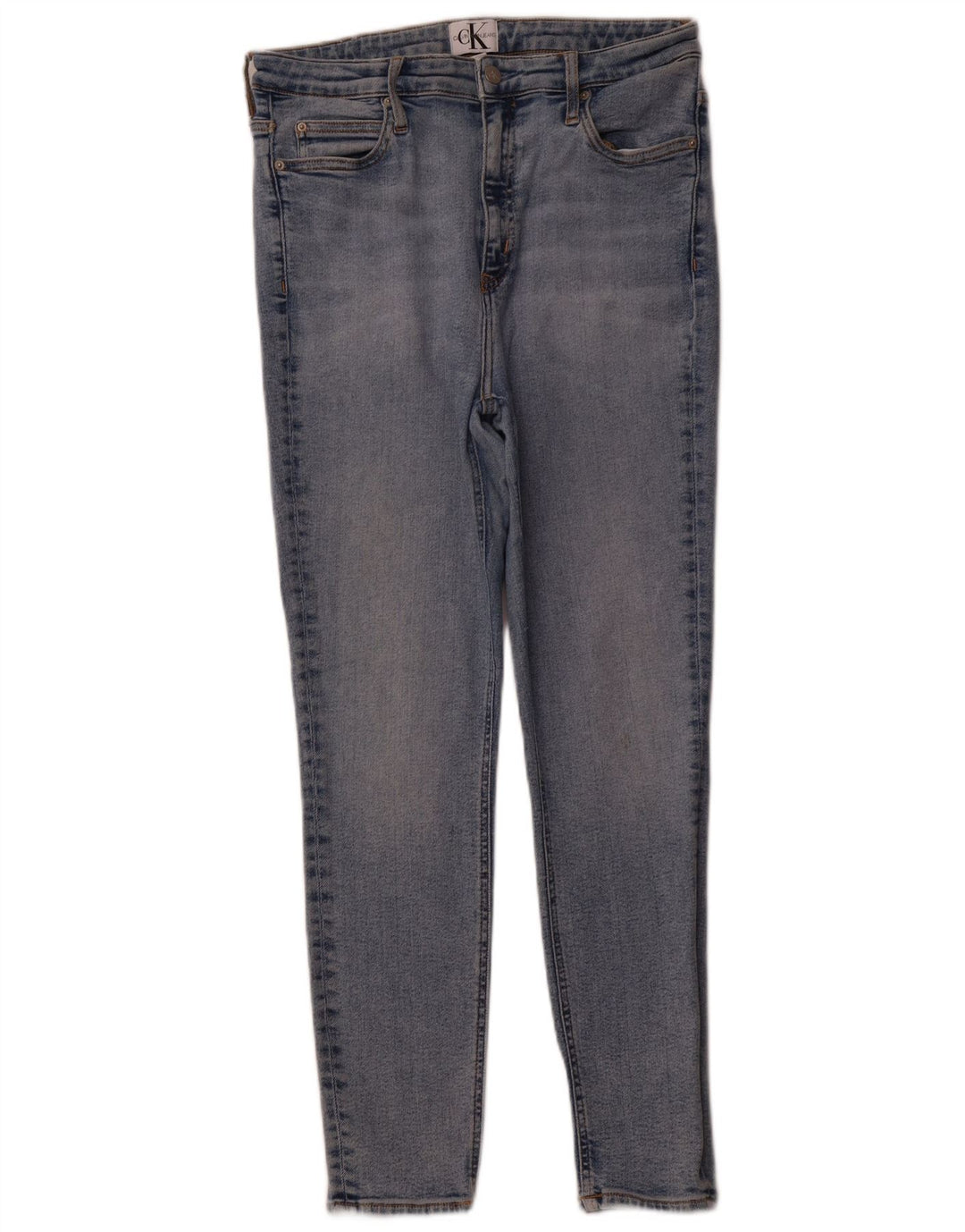 CALVIN KLEIN Femme Jean Skinny W32 L28 Bleu Coton