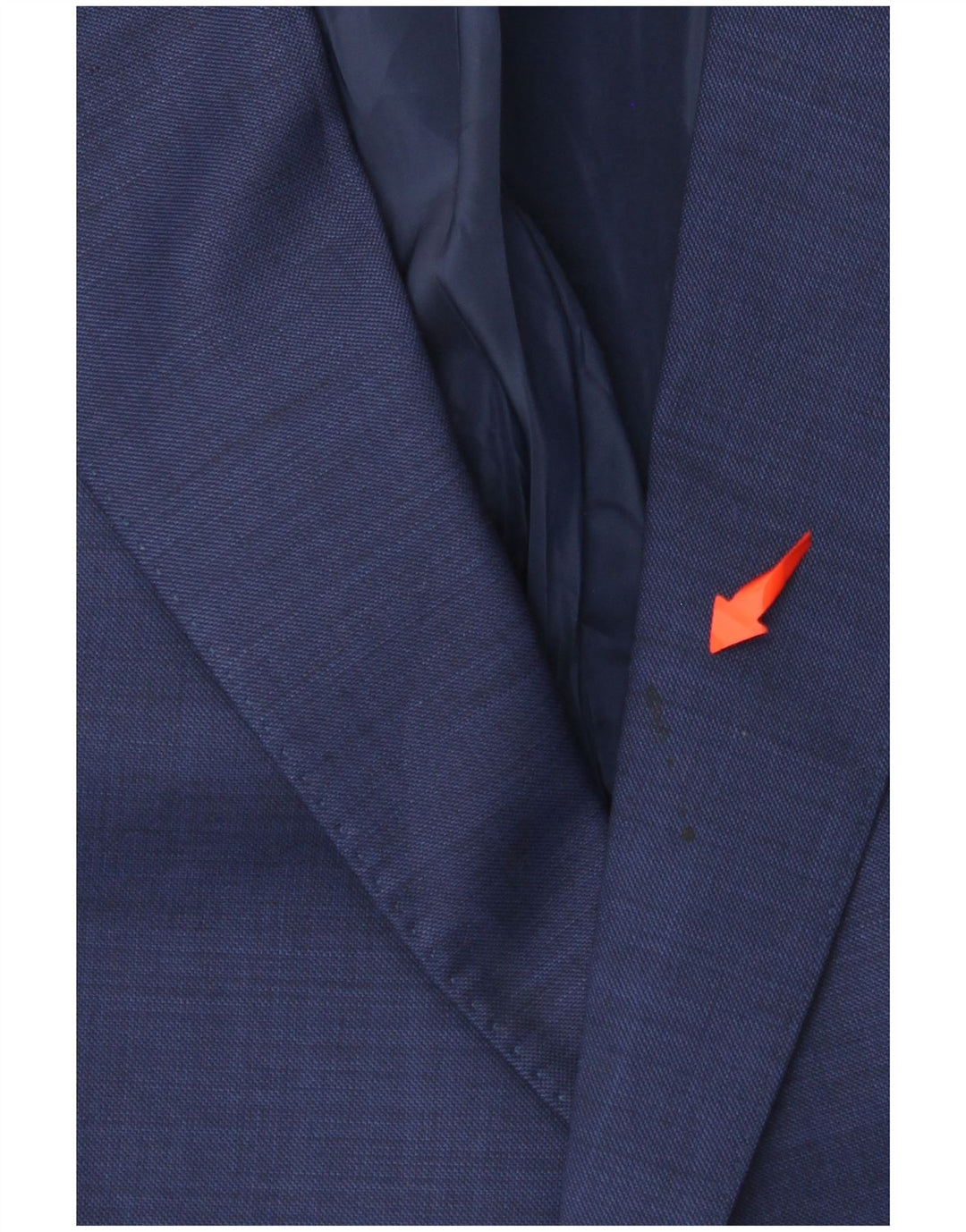 TOMMY HILFIGER Veste Blazer 2 Boutons Homme IT 50 Large Bleu Marine Laine
