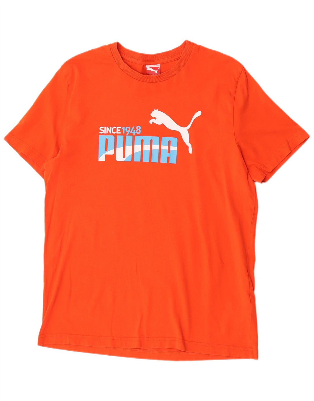 Puma T-shirt graphique pour homme, grand, orange