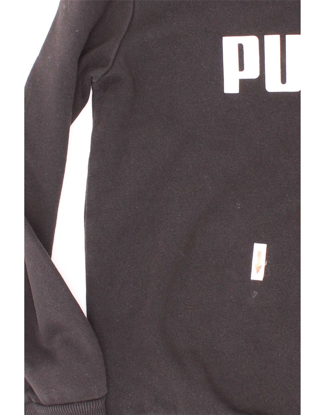 Puma Sweat-shirt graphique pour garçon 7-8 ans Noir Coton