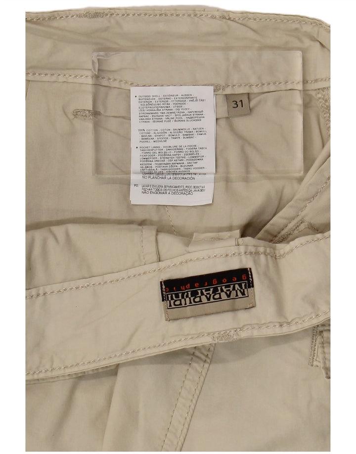 Napapijri Short Cargo Homme W31 Coton Beige Moyen