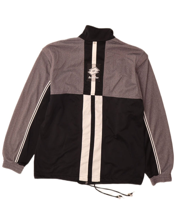 Lotto Veste de survêtement pour homme UK 40/42 Large Gris Colorblock Polyester