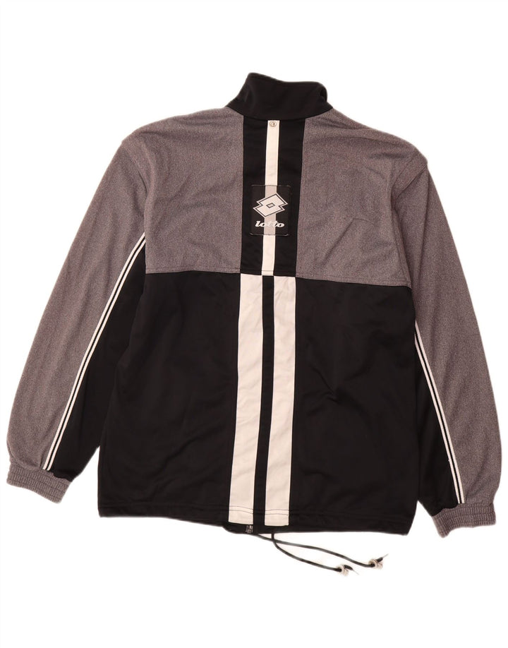 Lotto Veste de survêtement pour homme UK 40/42 Large Gris Colorblock Polyester