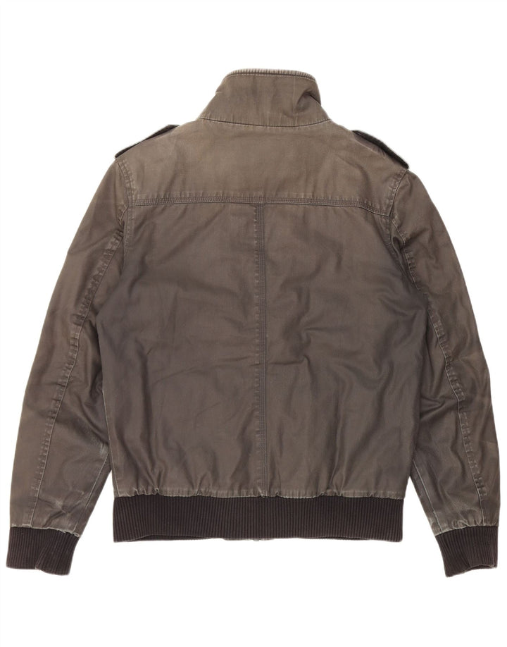 Jack & Jones Veste Militaire Homme UK 36 Petit Gris Coton
