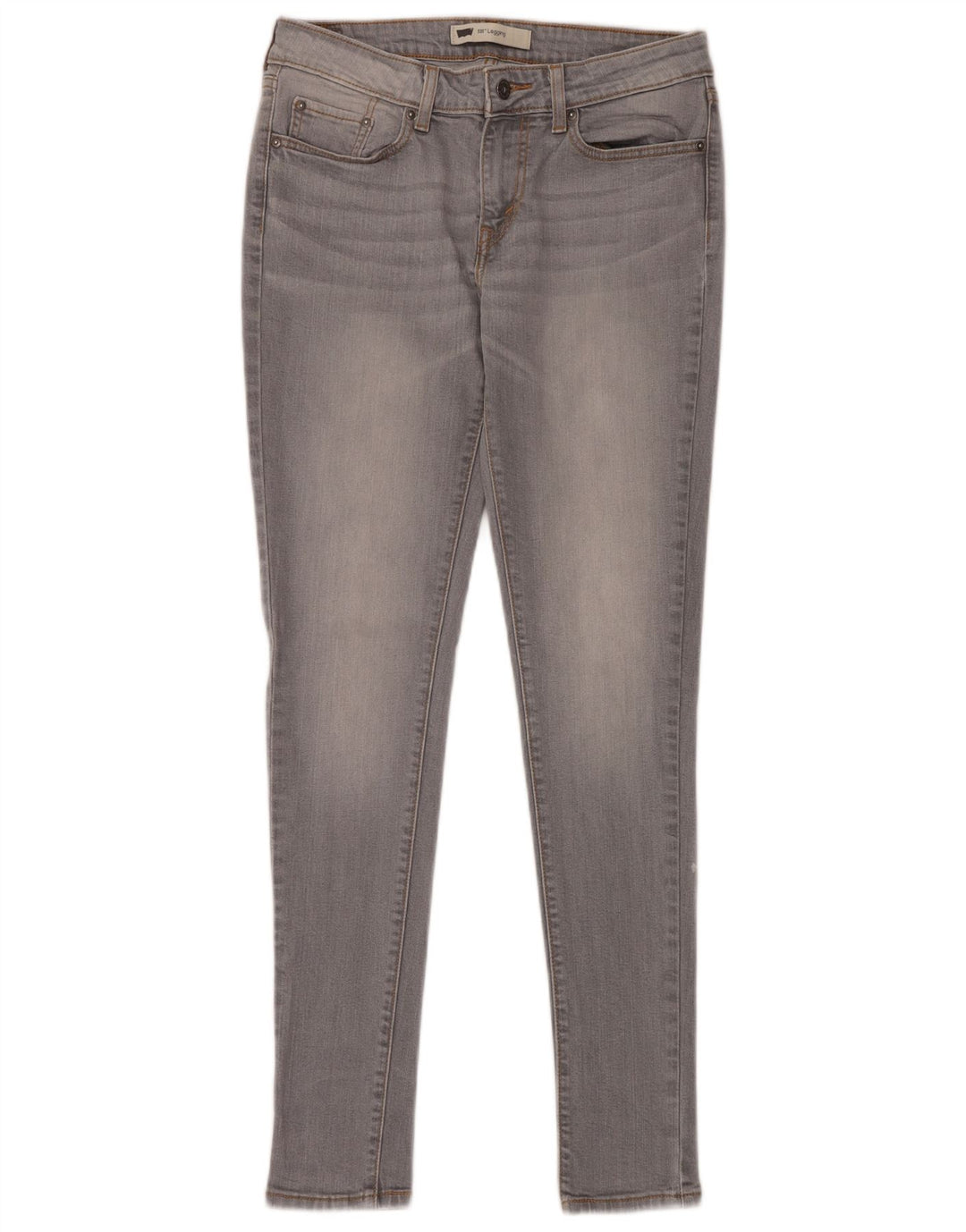 LEVI'S Jean Skinny Legging Femme 535 W30 L32 Gris Coton