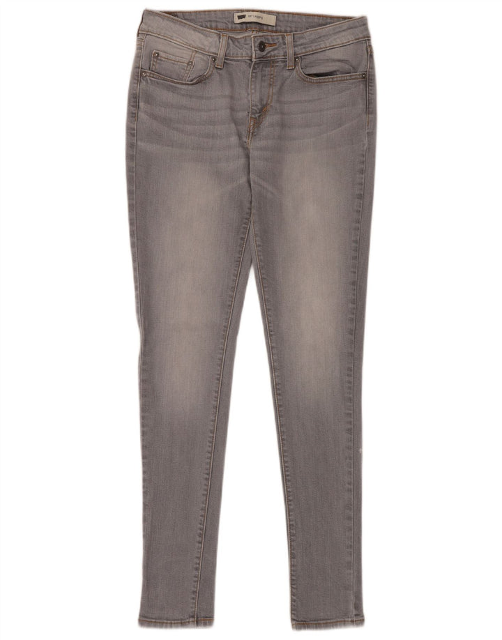 LEVI'S Jean Skinny Legging Femme 535 W30 L32 Gris Coton