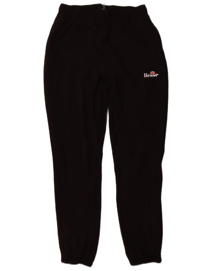 ELLESSE Pantalon de survêtement pour femme Joggers UK 12 Medium Noir Coton