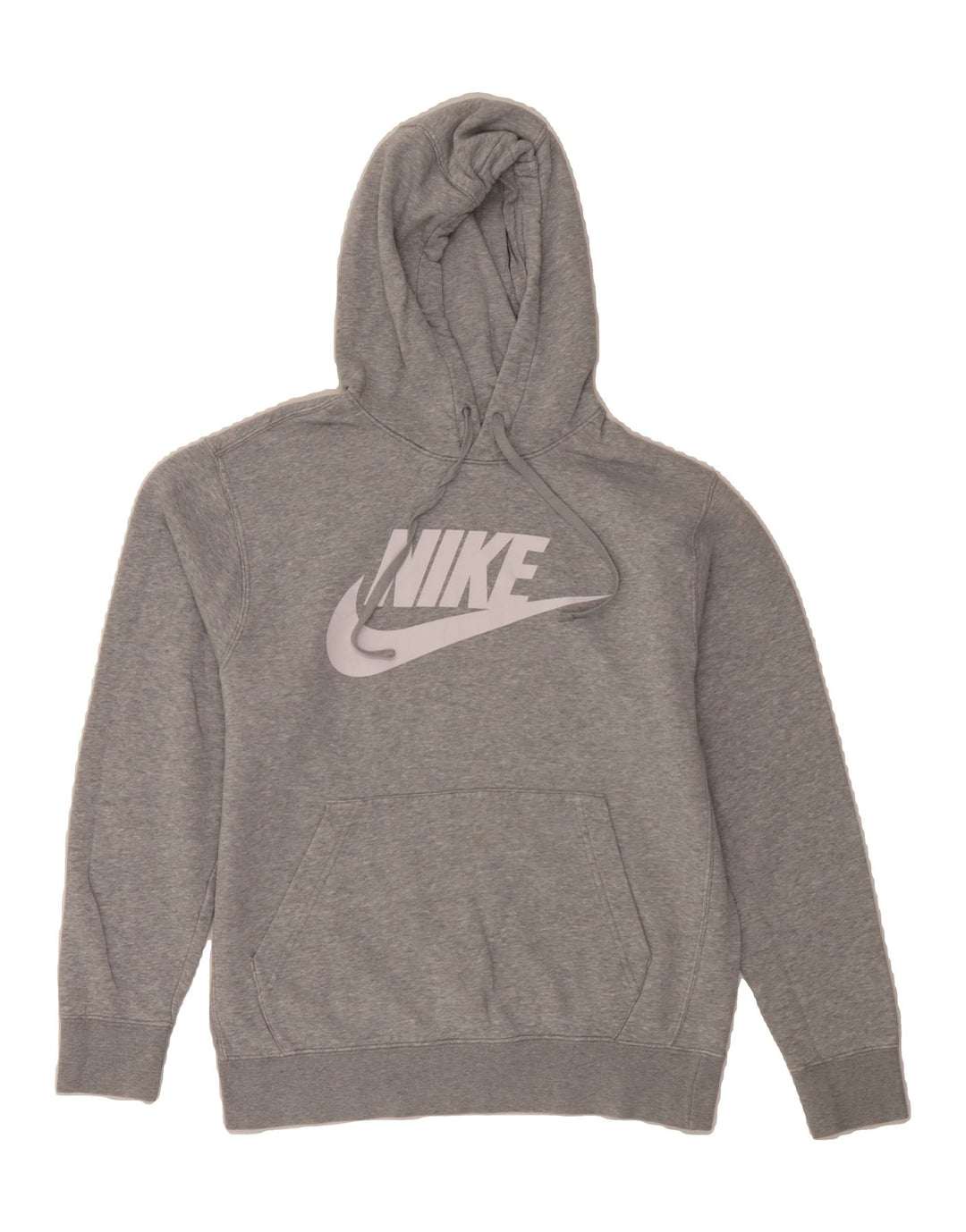 NIKE Mens Graphic Hoodie Jumper Small Grey Cotton Vintage Nike and Second-Hand Nike from Messina Hembry 