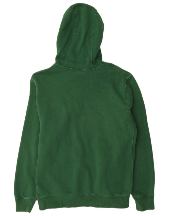 Nike Pull à capuche graphique en coton vert moyen pour homme