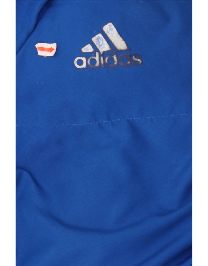 ADIDAS Gilet rembourré réversible à capuche pour homme UK 42 XL Bleu