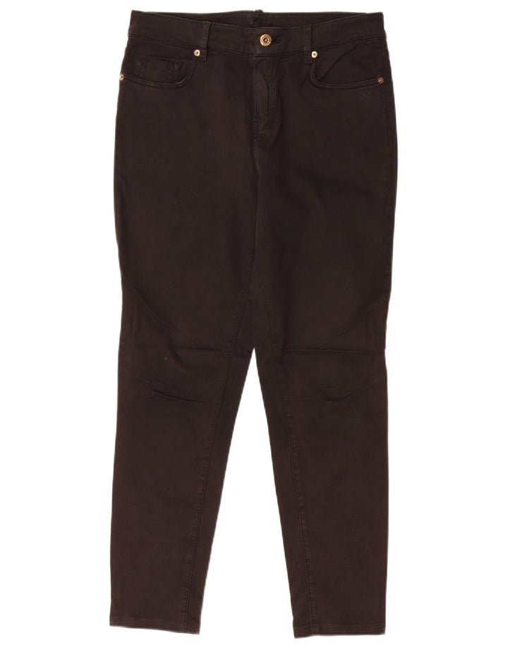 Massimo Dutti Jean skinny court pour femme EU 40 Medium W30 L26 Noir