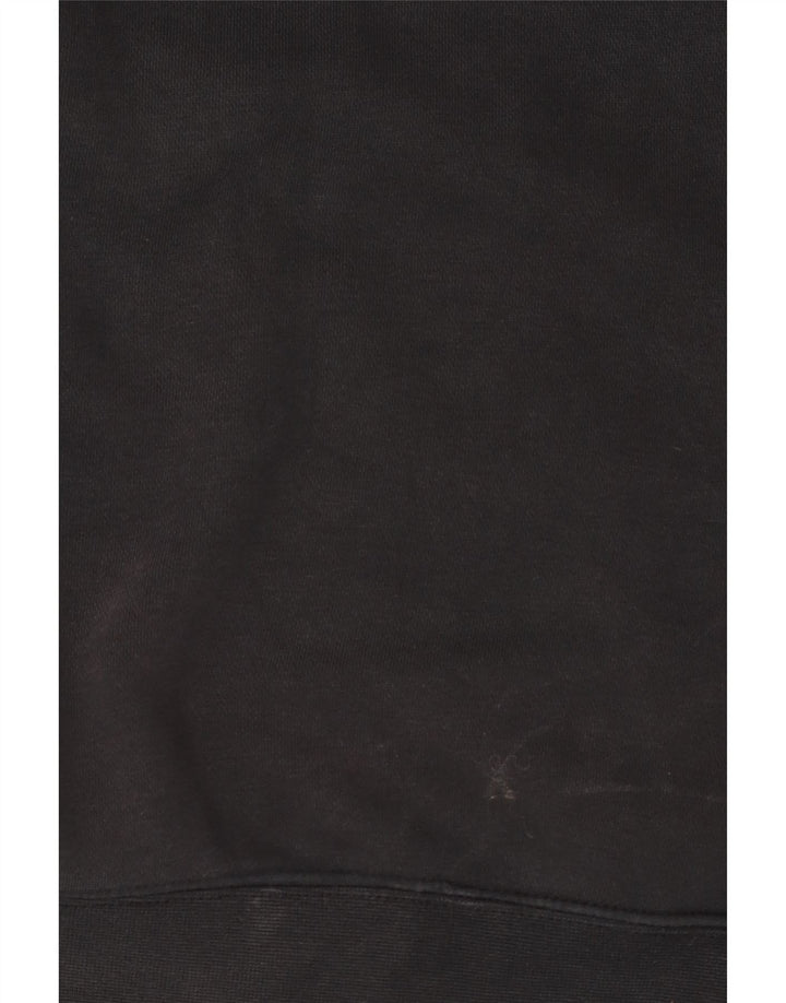 Nike Pull à capuche graphique en coton noir moyen pour homme